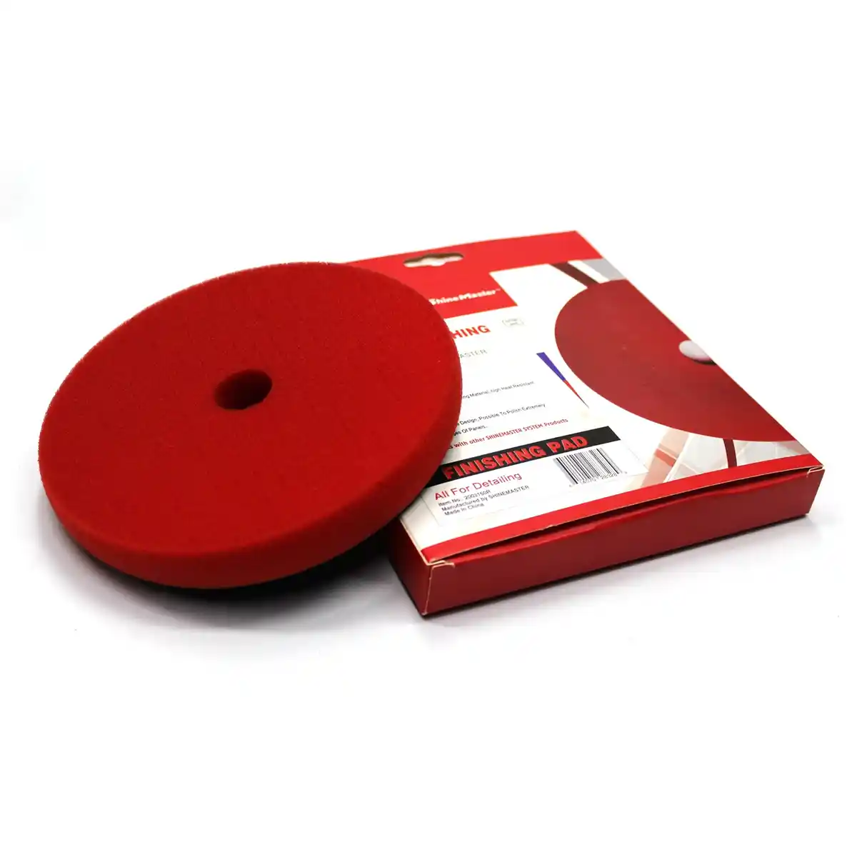 Cross Cut Foam Pad and Red Finishing and 6 Inch for Ultra-Fine Polishing and Paint Refinement